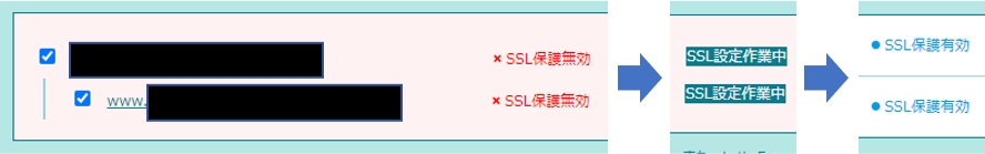 SSL保護有効